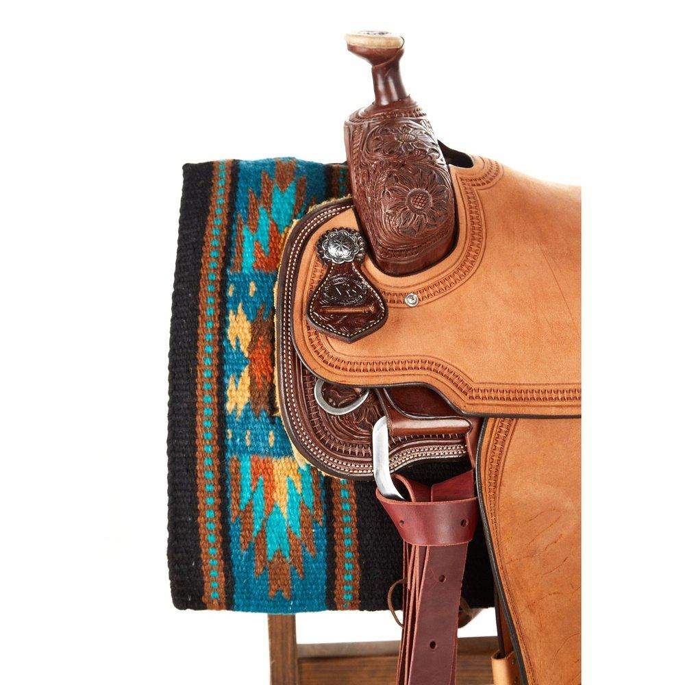1469-4 Sandhill 36x34 New Zealand Wool Saddle Blanket
