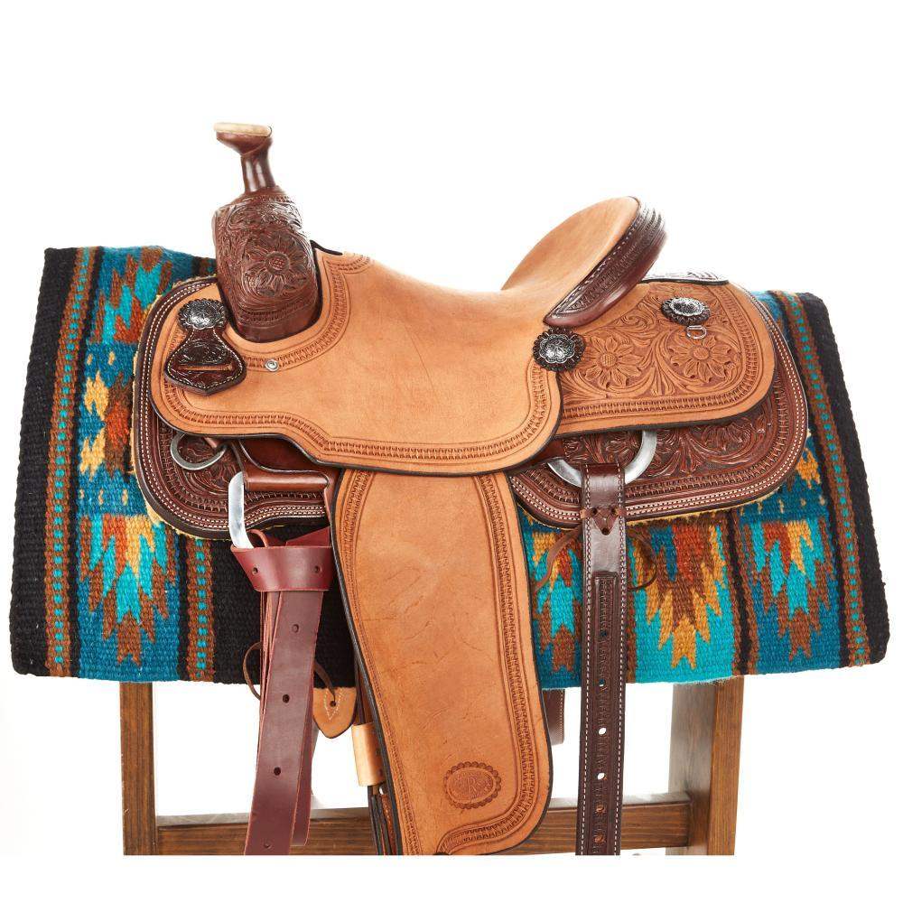 1469-4 Sandhill 36x34 New Zealand Wool Saddle Blanket