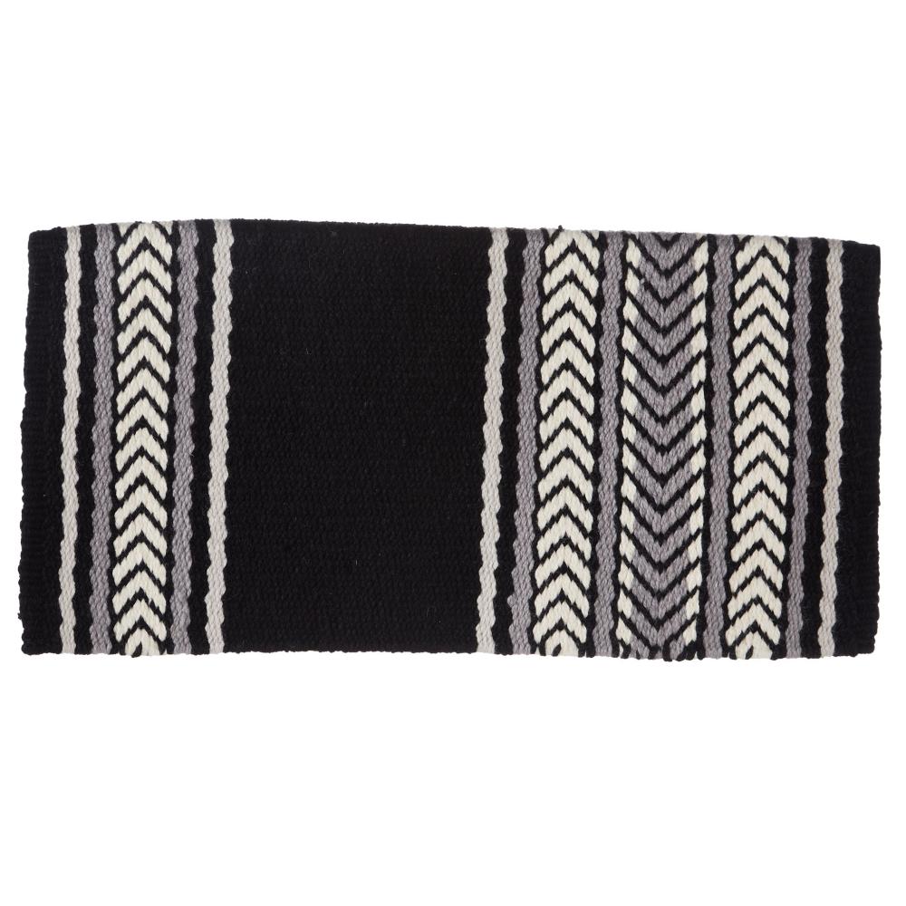 1425-4 Iron Horse 36inx34in New Zealand Wool Saddle Blanket MULTI