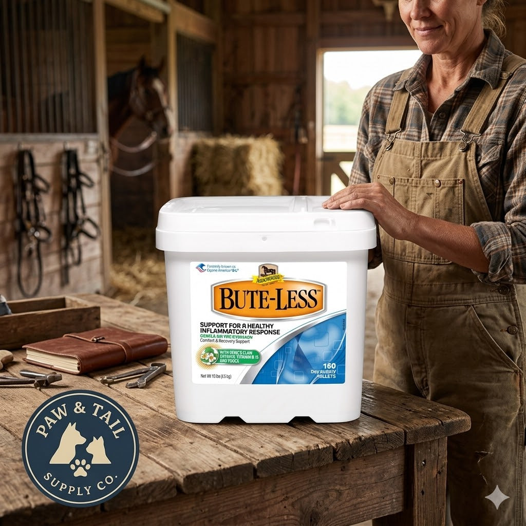Absorbine Bute-Less Comfort & Recovery Support Pellets 10 lb / 160 Day Supply