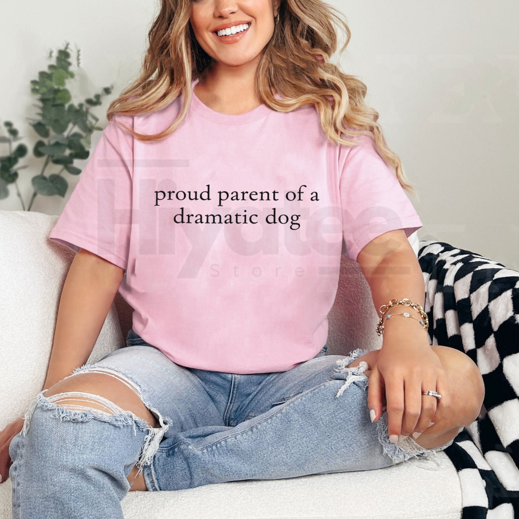 "Proud Parent Of A Dramatic Dog" Classic T-Shirt – Funny Theatrical Pet Humor Tee