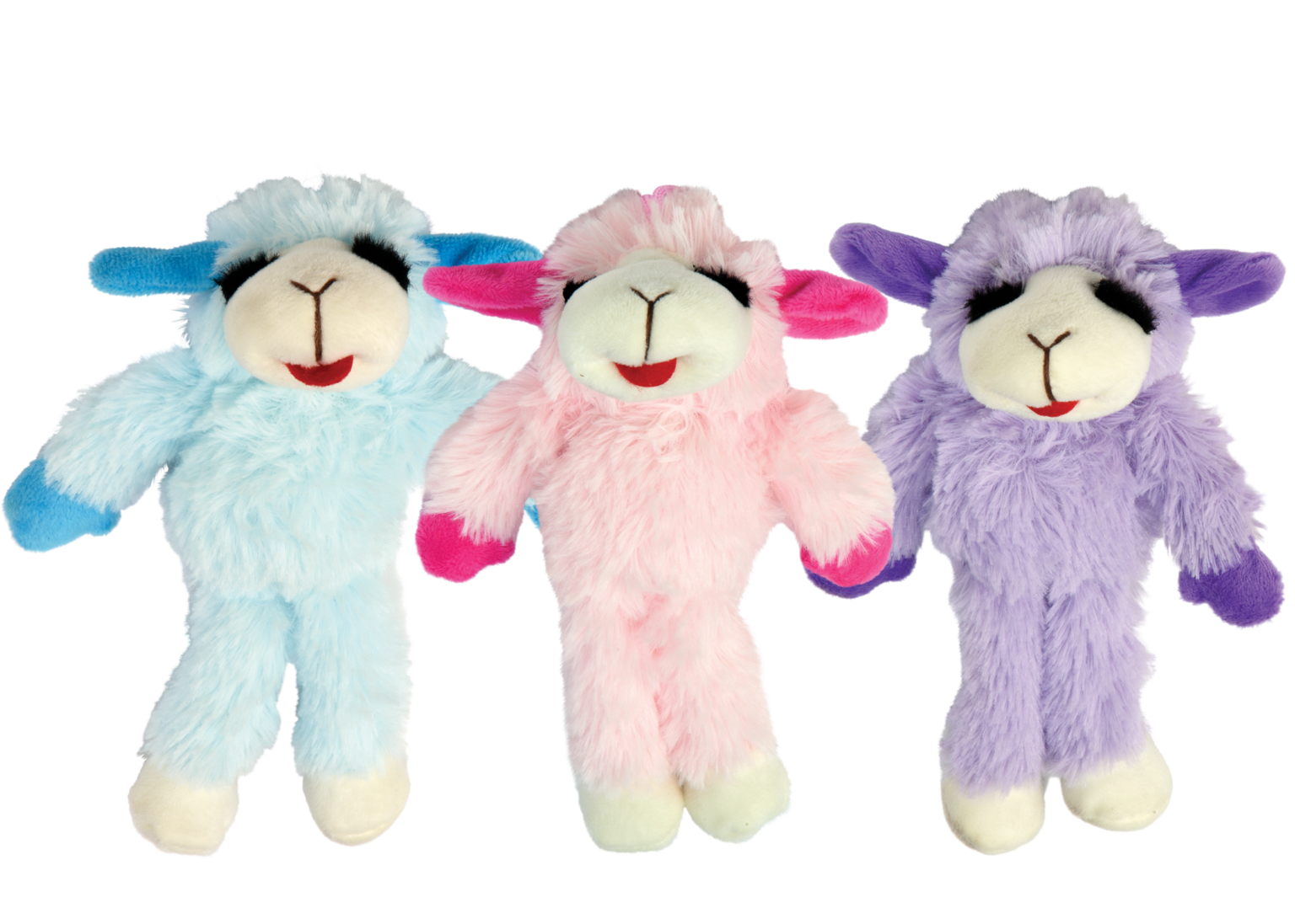 Multipet Floppy Lamb Chop - Assorted Colors 14"