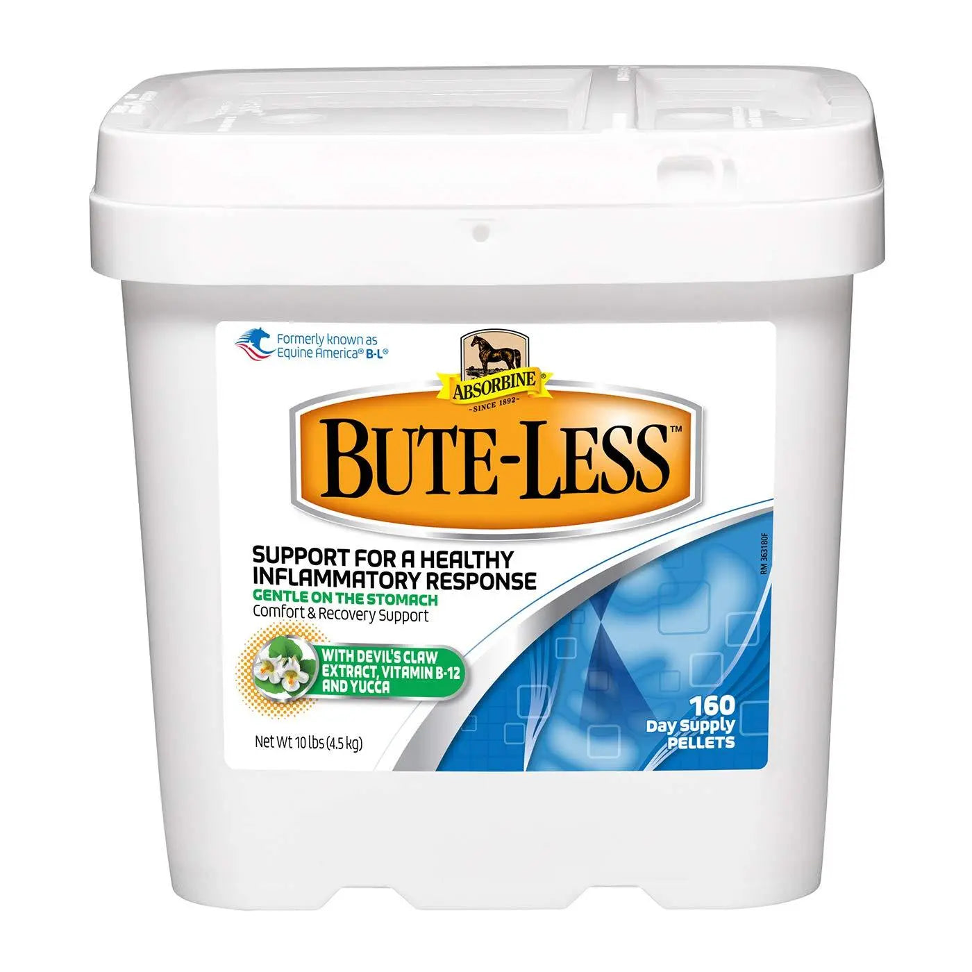 Absorbine Bute-Less Comfort & Recovery Support Pellets 10 lb / 160 Day Supply