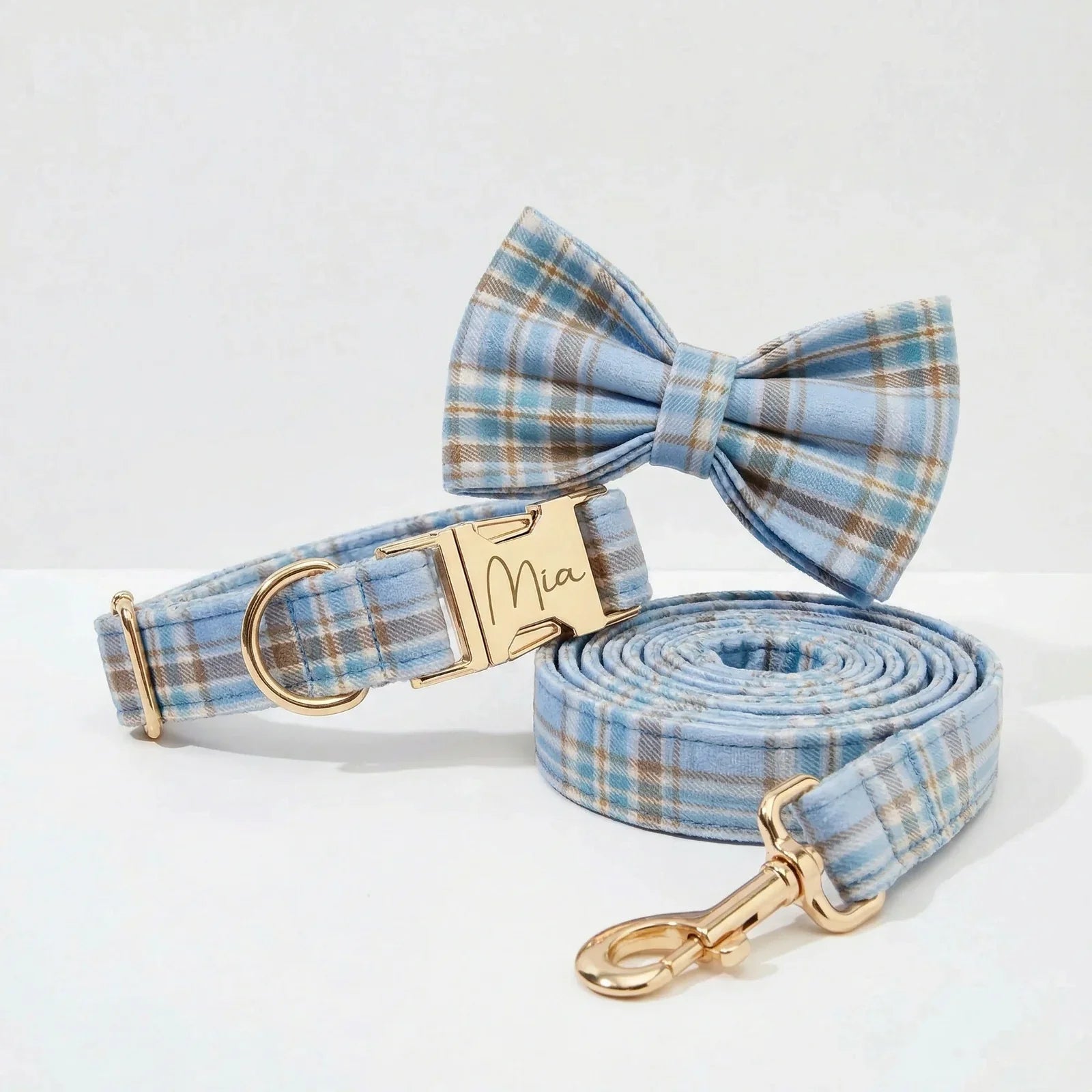 Blue Plaid Set