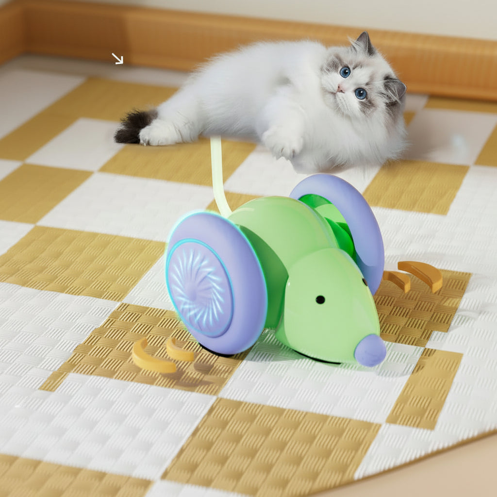 Interactive Mouse Toy for Cats
