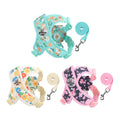 Floral Dog Harness and Leash Set Soft Adjustable No Pull Vest for Small Dogs and Puppies