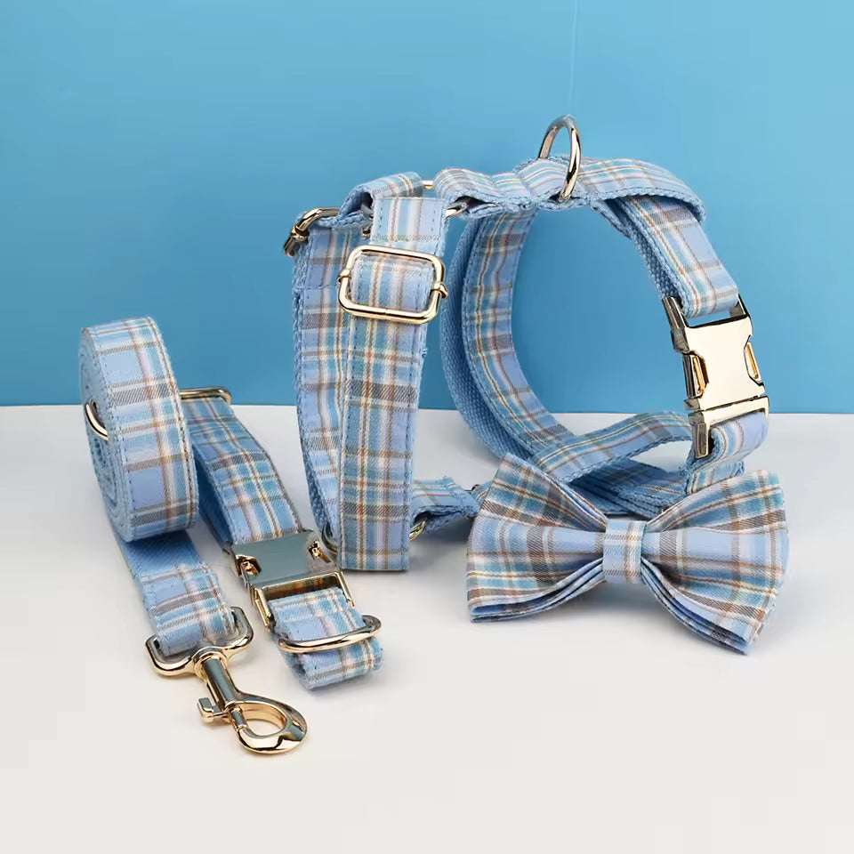 Blue Plaid Set