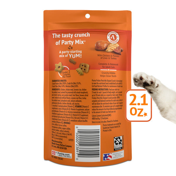 Purina Friskies Cat Treats, Party Mix Original Crunch