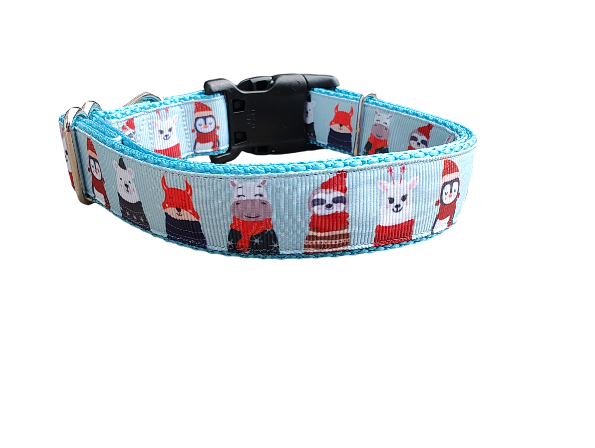 Animals in Sweaters Christmas Nylon Dog Collar